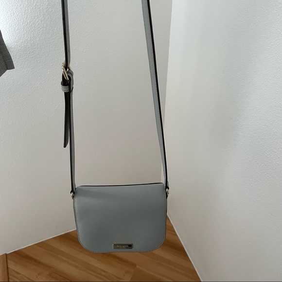 Light Blue/Gray Kate Spade Mini Crossbody Bag - Picture 6 of 6